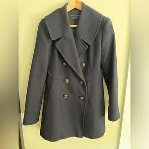 French connection navy pea coat